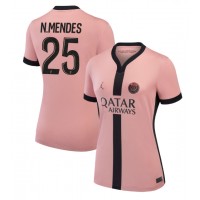 Paris Saint-Germain Nuno Mendes #25 Fußballbekleidung 3rd trikot Damen 2024-25 Kurzarm